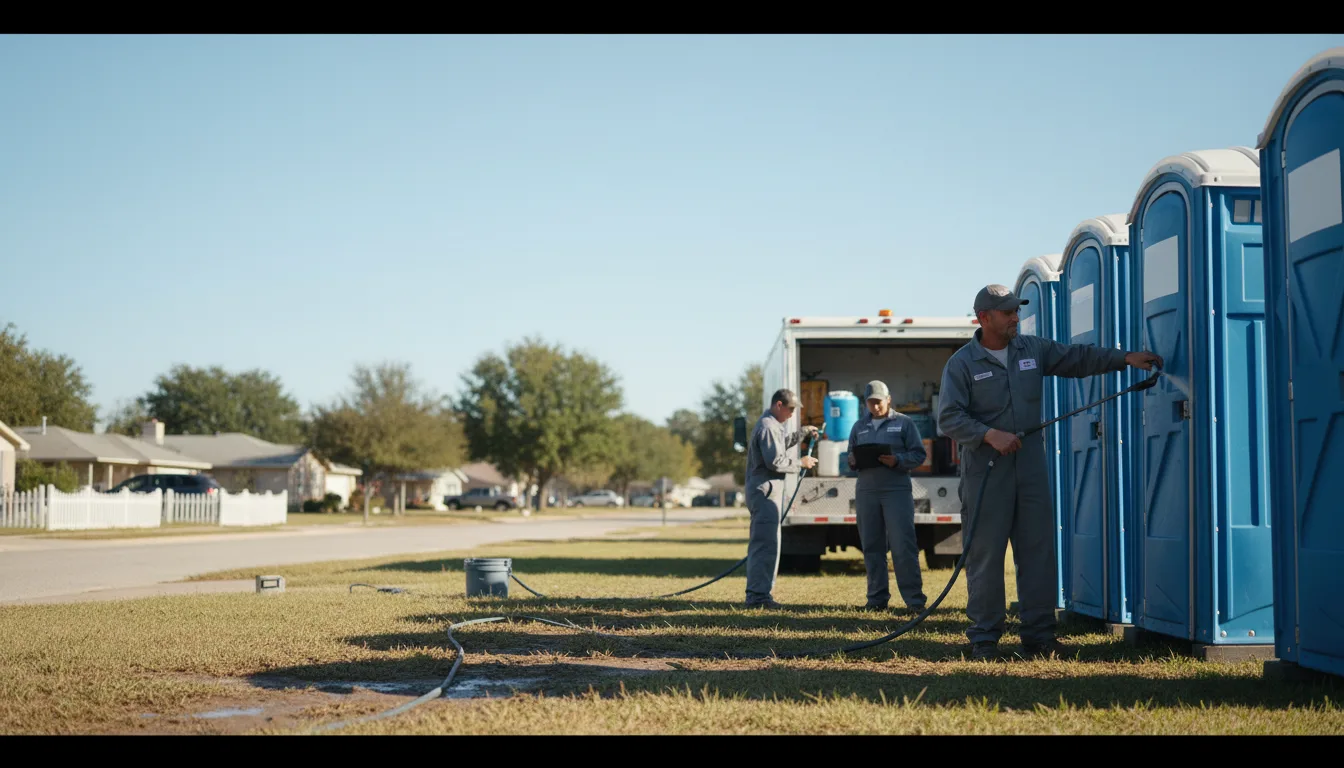 Long-Term Portable Toilet Rental in Yale, OK near me